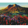  Цветущее поле у гор Алмазная вышивка мозаика Арт Фея UA440