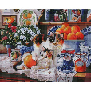  Котята и мандарины Алмазная вышивка мозаика Арт Фея UA462