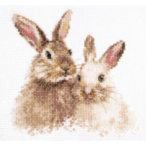  Милые кролики Набор для вышивания Алиса 1-34