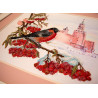  Московская зима Ткань с рисунком для вышивки бисером Матренин Посад 4151