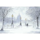Зимний пейзаж (художник Джефф Роуланд) Раскраска по номерам акриловыми красками на холсте Живопись по номерам