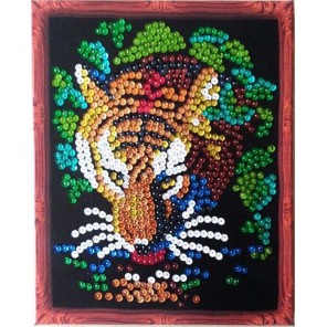 Тигр Мозаика из пайеток Menglei