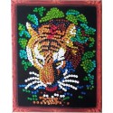 Тигр Мозаика из пайеток