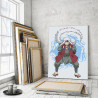 Пример в интерьере Джирайя / Наруто Шиппуден Аниме 100х150 Раскраска картина по номерам на холсте AA-N021-100x150