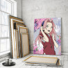Пример в интерьере Сакура / Наруто Аниме 75х100 см Раскраска картина по номерам на холсте AAAA-N029-75x100