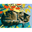 Осенний сон Раскраска картина по номерам на холсте Белоснежка