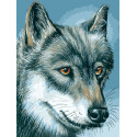 Серый Волк Раскраска картина по номерам на холсте Белоснежка