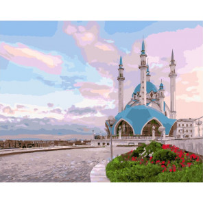  Мечеть в лучах рассвета Раскраска картина по номерам на холсте Paintboy GX33351