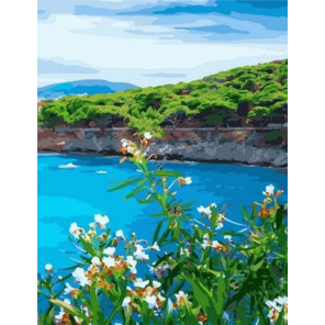  Лазурный берег моря Раскраска картина по номерам на холсте Paintboy GX36917