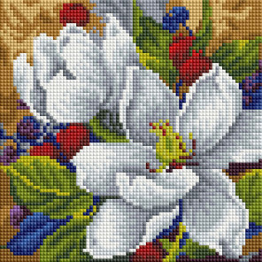  Нежные цветы Алмазная вышивка мозаика АртФея UC172