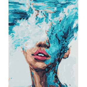  Море в голове Раскраска картина по номерам на холсте ZX 23997