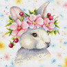  Кролик в цветах Алмазная вышивка мозаика Brilliart МС-138