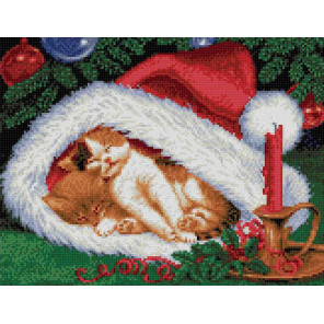  Котята на Рождество Набор для вышивания Каролинка КТКН 176