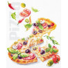  Пицца Набор для вышивания Чудесная игла 328-557
