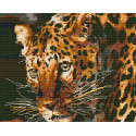Леопард Алмазная вышивка мозаика без подрамника