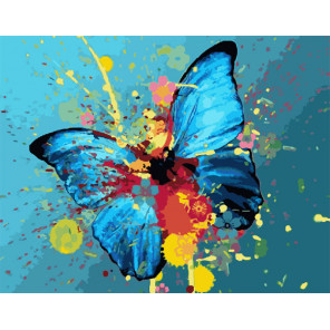 Бабочка Раскраска картина по номерам на холсте ZX 20472