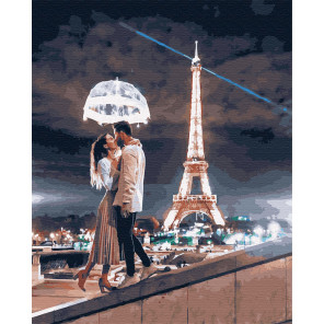  Свет Парижской любви Раскраска картина по номерам на холсте ZX 23835