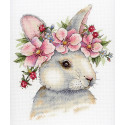 Кролик в цветах Набор для вышивания МП Студия