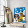 вариант расположения Натюрморт с напитками и лимоном Алкоголь Вино Раскраска картина по номерам на холсте AAAA-RS549