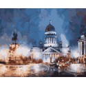 Вечерний Санкт-Петербург Раскраска ( картина ) по номерам на холсте Iteso