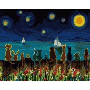 Парад планет Раскраска (картина) по номерам акриловыми красками на холсте Menglei