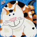 Кошка Лапочка Алмазная вышивка (мозаика) Белоснежка
