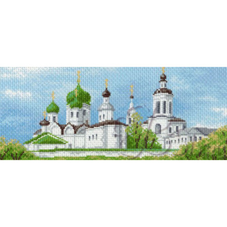  Церковь Ткань с рисунком для вышивания Матренин Посад 0869