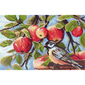  В яблоневом саду Ткань с рисунком для вышивания Матренин Посад 1179