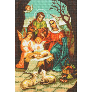  Рождество Ткань с рисунком для вышивания Матренин Посад 0380