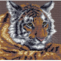 Сибирский тигр Ткань с рисунком для вышивания Матренин Посад
