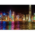 Ночной Гонконг Раскраска (картина) по номерам на холсте Menglei