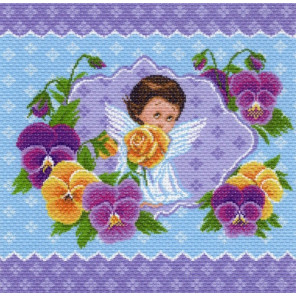  Сюрприз ангела Ткань с рисунком для вышивания Матренин Посад 0956