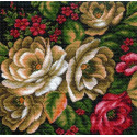 Цветочные тайны Ткань с рисунком для вышивания Матренин Посад