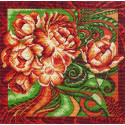 Таинственные цветы Ткань с рисунком для вышивания Матренин Посад