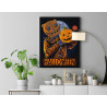 Костюм кота Хэллоуин Happy Halloween Праздник 80х100 Раскраска картина по номерам на холсте