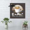  Энергия в кофе 100х100 см Раскраска картина по номерам на холсте AAAA-C0079-100x100