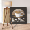  Энергия в кофе 100х100 см Раскраска картина по номерам на холсте AAAA-C0079-100x100