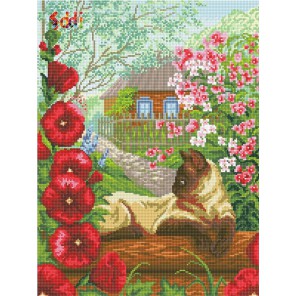 Весна в деревне Алмазная вышивка (мозаика) Sddi Anya