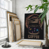  Космическое кофе 100х125 см Раскраска картина по номерам на холсте AAAA-C0146-100x125