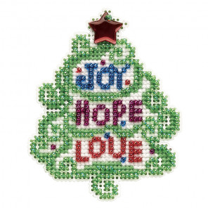  Радость, надежда, любовь Набор для вышивания бисером MILL HILL MH182133