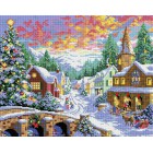 Рождественская ночь Алмазная вышивка (мозаика) Белоснежка | Картины алмазной мозаики купить