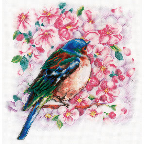  Птица среди цветов Набор для вышивания Vervaco PN-0147275