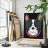  Бульдог / Животные, собаки 80х100 см Раскраска картина по номерам на холсте AAAA-C0145-80x100