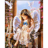  Ангел с кроликом Алмазная вышивка мозаика Алмазная живопись АЖ-4027