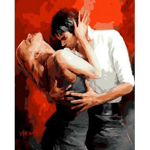 Танец любви Раскраска ( картина ) по номерам акриловыми красками на холсте Iteso