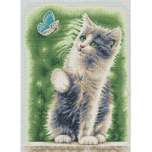  Котик с бабочкой Набор для вышивания Dutch Stitch Brothers DSB013A