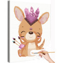 Довольный кенгуру Коллекция Сute indians Животные Для детей Детские Для малышей Для девочек Для мальчиков Раскраска картина по номерам на холсте