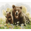 Bears in the woods Набор для вышивания LanArte