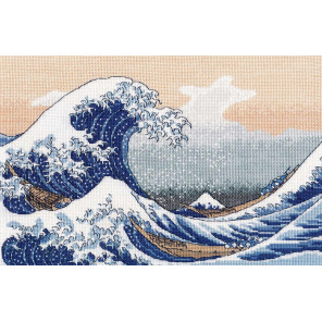  Большая волна в Канаваге Набор для вышивания Овен 1255