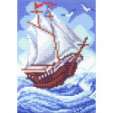 Кораблик Канва с рисунком для вышивки Матренин посад